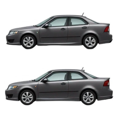 2009 Saab 9-3 aero xwd sticker