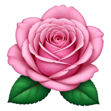 Pink rose sticker