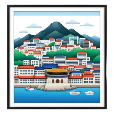 South Korea Cities sticker