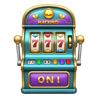 Slot machine sticker