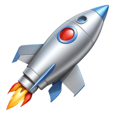 rocket with a delivery box, symbolizing fastest delivery sticker