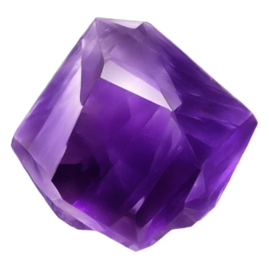 amethyst crystal sticker