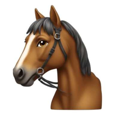 Chat sur un cheval sticker