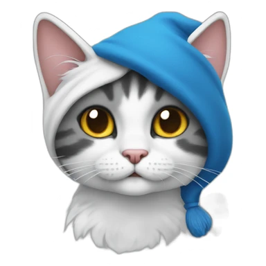 Smurfcat sticker