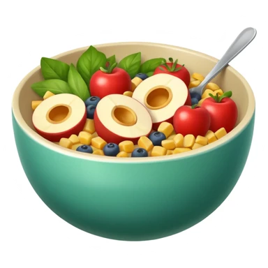 healthy bowl sticker