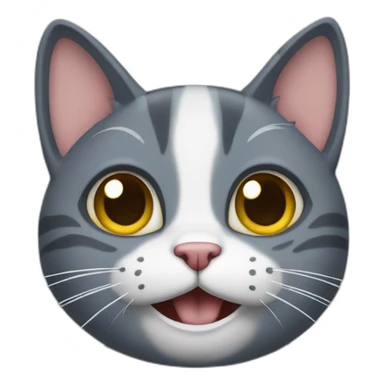 cat saying "false" sticker