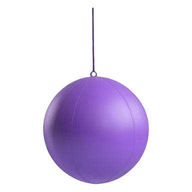 Exercise yoga ball gym equipment floating in the air, bright colors sticker