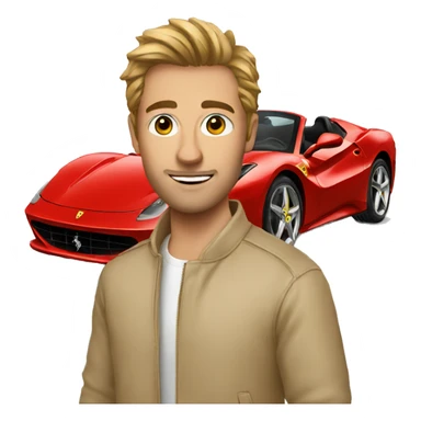 trevor with a ferrari sticker