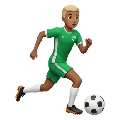 Lamine Yamal playing soccer sticker