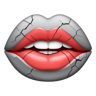 💋 but gray  sticker