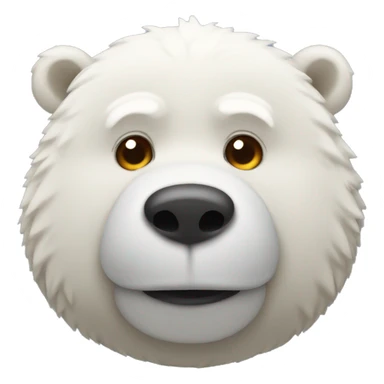 Oso polar gordito  sticker