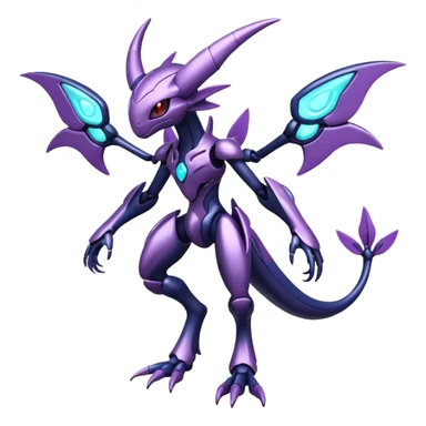 Shiny Genesect-Miraidon-Lunala-Fakémon-hybrid-creature (full body)  sticker