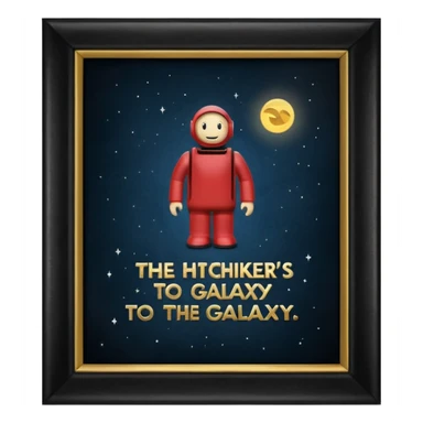 he Hitchhiker's Guide to the Galaxy. sticker