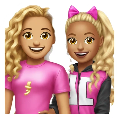 Beyoncé with jojo siwa sticker