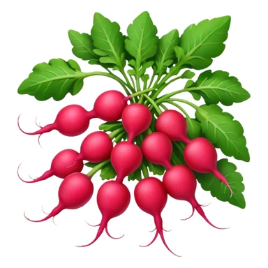 bunch of radish sticker