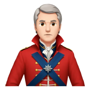 Loyalist Patrick Ferguson at the Revolutionary war Battle of Kings Mountain, with Wolves around him. sticker