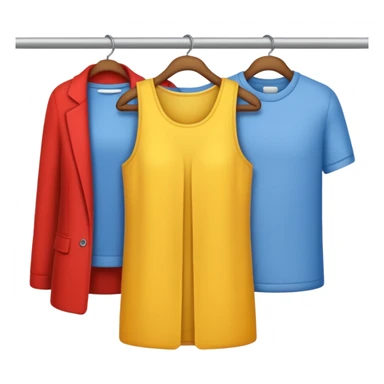 trying on clothes sticker