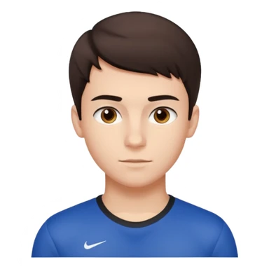 Пол: Мужской
Возраст: Молодой, выглядит как подросток 
Телосложение: Атлетическое/спортивное
Волосы: Короткая, аккуратная, тёмно-коричневая причёска, немного закрывающая лоб.
Лицо: Светлая кожа, европейский тип внешности sticker