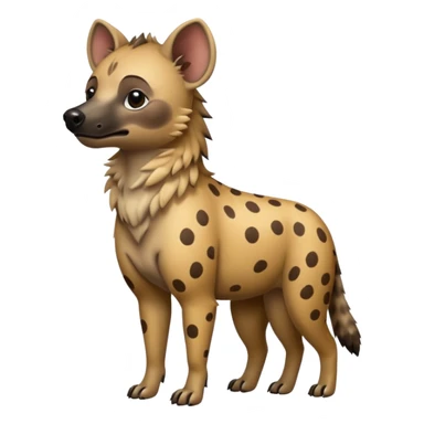 spoted animal hyena sticker