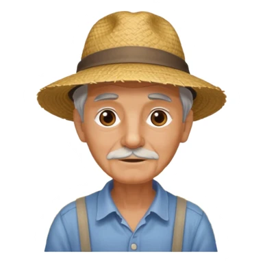 abuelo de pueblo rural sticker