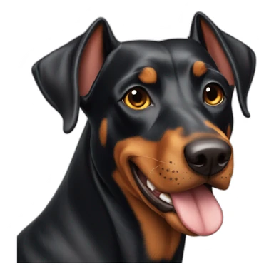 Doberdore dog sticker