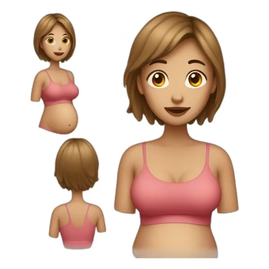 Pregnant woman who can’t poo sticker