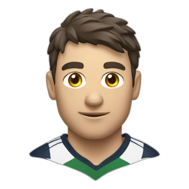 Un joueur de rugby sticker