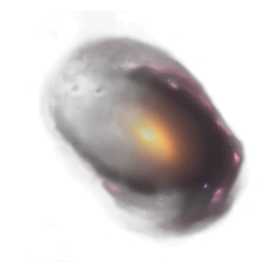 black hole galaxy sticker