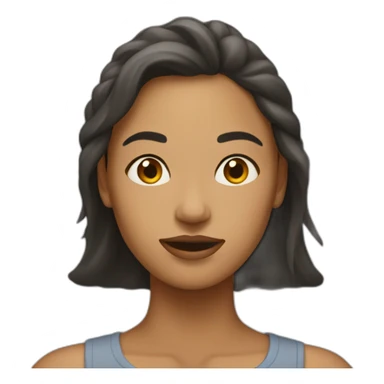 Women en voyant son corps sticker