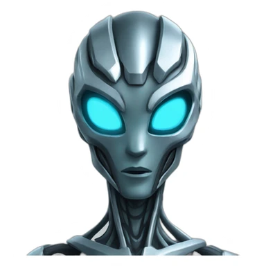Steel the alien from Max Steel sticker