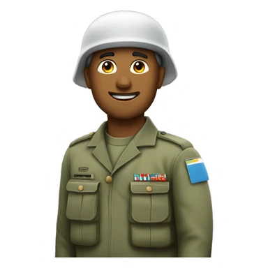 Un Militar Cayendo En Paracaidas sticker