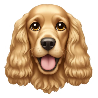 golden cocker spaniel dog  sticker