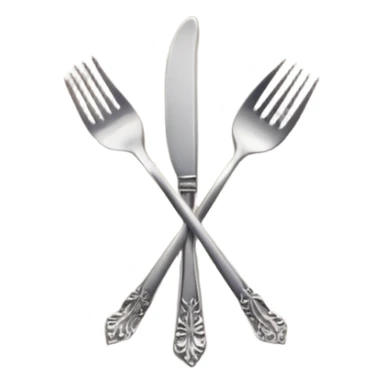 A luxurious plate with pink accents and elegant details, fork and knife side sticker