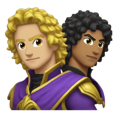 dio-brando-and-za-warudo sticker