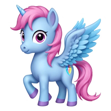 a littly pony with wings emoji sticker