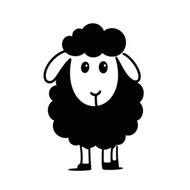 Sheep sticker