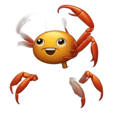 Gordan freman fight with hed crab sticker