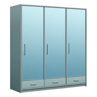 wardrobe modern closed mirror door sticker