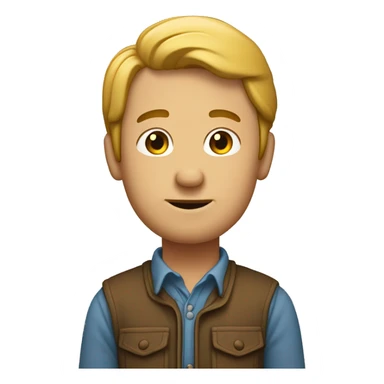 Un homme debout avec un très gros ventre  sticker