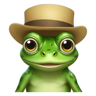 frog ano novo sticker