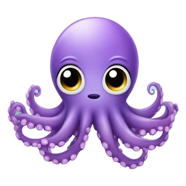 Cute octopus sticker
