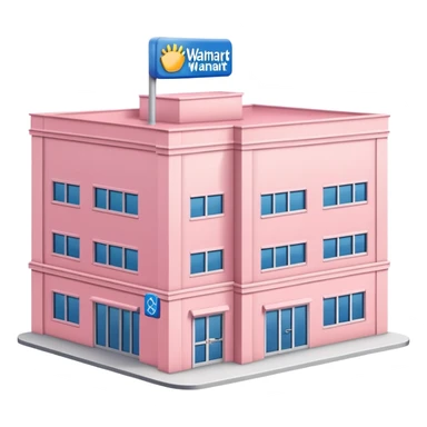 Light pink walmart sticker