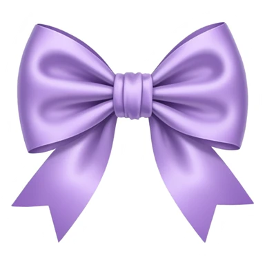 Light purple bow sticker