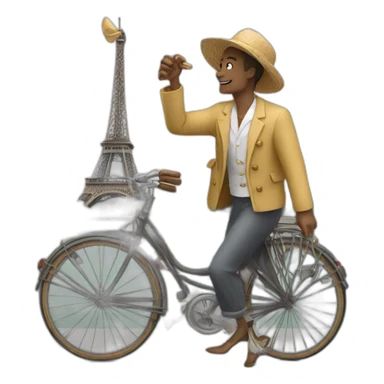 Voyage a Paris sticker