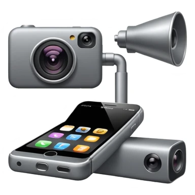 phone and camera streaming sticker