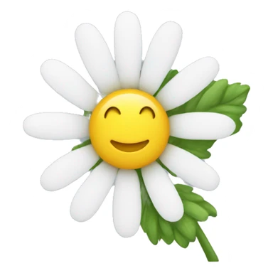 chamomile flower sticker