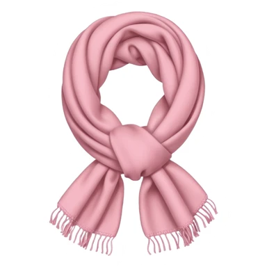 Light pink scarf sticker