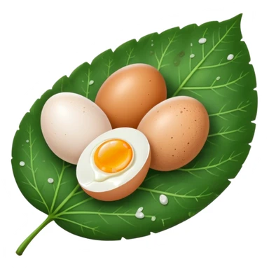 small eggs on leaf sticker