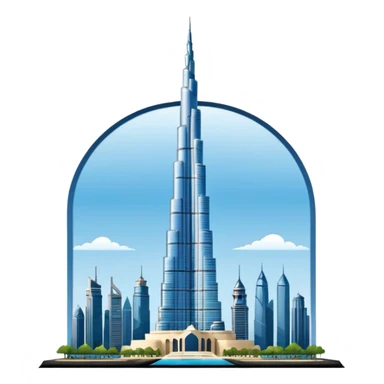 Burj khalifa sticker