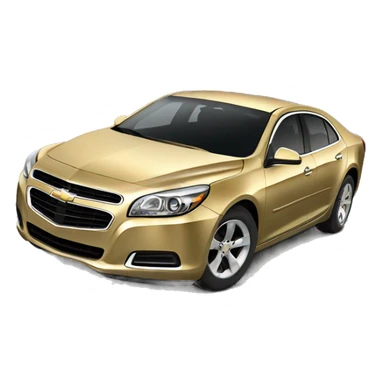 gold chevrolet malibu sticker